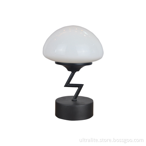 Modern Style Cloud And Lighting Shaped Desk Lamp Adjustable Little Night Light Bedroom